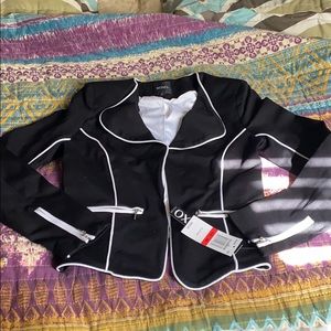 Xoxo Women’s Blazer Black and White Size XS
